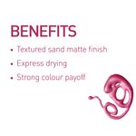 Buy MyGlamm Wandurlust Sand Matt Nail Paint-Cherry Tart-11ml - Purplle