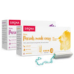 Buy Sirona FDA Approved Heavy Flow Tampons - 20 Tampons with Regular Flow Tampons - 20 Tampons - Purplle