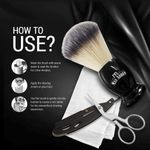 Buy Man Arden Premium Shaving Brush With Extra Soft Bristles - Purplle