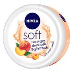 Buy NIVEA Soft Light Moisturizer Cream, Playful Peach, with Vitamin E & Jojoba Oil for Face, Hands and Body (100 ml) - Purplle
