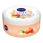 Buy NIVEA Soft Light Moisturizer Cream, Playful Peach, with Vitamin E & Jojoba Oil for Face, Hands and Body (100 ml) - Purplle