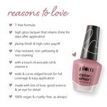 Buy Plum Color Affair Nail Polish - Pink Blossom - 130 | 7-Free Formula | High Shine & Plump Finish | 100% Vegan & Cruelty Free - Purplle