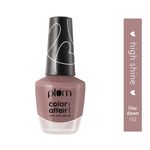 Buy Plum Color Affair Nail Polish - Lilac Dawn - 132 | 7-Free Formula | High Shine & Plump Finish | 100% Vegan & Cruelty Free - Purplle