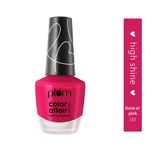 Buy Plum Color Affair Nail Polish - Think-ina€™ Pink - 135 | 7-Free Formula | High Shine & Plump Finish | 100% Vegan & Cruelty Free - Purplle