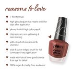 Buy Plum Color Affair Nail Polish - Warm Cocoa - 139 | 7-Free Formula | High Shine & Plump Finish | 100% Vegan & Cruelty Free - Purplle