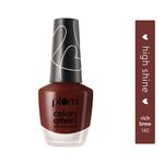 Buy Plum Color Affair Nail Polish - Rich Brew - 140 | 7-Free Formula | High Shine & Plump Finish | 100% Vegan & Cruelty Free - Purplle