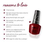 Buy Plum Color Affair Nail Polish - Ruby Wine - 142 | 7-Free Formula | High Shine & Plump Finish | 100% Vegan & Cruelty Free - Purplle