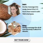 Buy TNW - The Natural Wash Coconut Oil-(100 ml) - Purplle