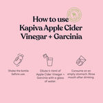 Buy Kapiva Apple Cider + Garcinia (Helps Reduce Weight And Detoxifies The Body) -500 Ml - Purplle