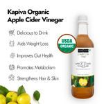 Buy Kapiva Organic Apple Cider Vinegar 500 Ml - Purplle