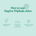 Buy Kapiva Triphala Juice | Ayurvedic Formula Acts As Herbal Laxative | Digestive Care | No Added Sugar, 1L - Purplle