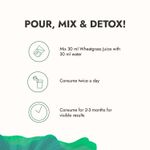 Buy Kapiva Wheatgrass Juice| Helps with daily Detoxification | 8Th Day Harvested For better nutrition | No Added Sugar - 1 L - Purplle
