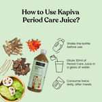Buy Kapiva Period Care Juice 1L - 5 Ayurvedic Herbs To Combat Period Discomfort | Supports Menstrual Health - Purplle