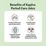 Buy Kapiva Period Care Juice 1L - 5 Ayurvedic Herbs To Combat Period Discomfort | Supports Menstrual Health - Purplle