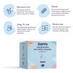 Buy Sanfe Underarm No Mess Razor for Women's Hair Removal - Pack of 5 with Sea Daffodil | Smooth & Instant Hair Removal (Multicolor) - Purplle