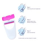 Buy Sanfe Underarm No Mess Razor for Women's Hair Removal - Pack of 5 with Sea Daffodil | Smooth & Instant Hair Removal (Multicolor) - Purplle