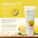 Buy The Face Shop Herb Day 365 Lemon & Grapefruit Face Wash With Vitamin C & Glycolic Acid For Brighter And Glowing Skin | Made in Korea | 170 ml - Purplle