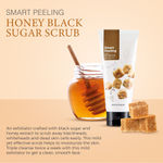 Buy The Face Shop Smart Peeling Honey Black Sugar Scrub Gentle Exfoliator for Tan Removal, Whiteheads and Blackheads|for Normal to Oily Skin,120ml - Purplle