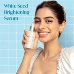 Buy The Face Shop White Seed Brightening Face Serum with 2% Niacinamide |Face Serum to treat Dark Spots & Uneven Skin Tone and provide Bright Skin |Face Serum infused with White Daisy Flower extracts to reduce Dullness, for All Skin Types, 50 ml - Purplle