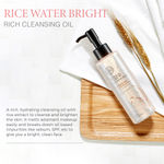 Buy The Face Shop Rice water bright Rich Cleansing Oil with Rice Water to Brighten the Skin, 150ml | Korean Make-Up Remover, For Lips, Eyes and Face, Removes Waterproof makeup - Purplle