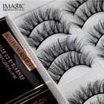Buy Imagic Professional Handmade 3D Fake Eyelashes Kit (L02) - Purplle
