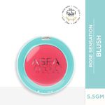 Buy Asfa Halal Rose Sensation Blush (5.5 gm) - Purplle