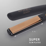 Buy IKONIC PROFESSIONAL Hair Straigtner - Gleam | Black & Rose Gold | Ceramic | Corded Electric | Hair Type - All | Heating Temperature 1 Pc - Purplle