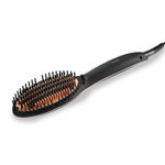 Buy Ikonic Hot Brush | Black | Ceramic | Corded Electric | Hair Type - All | Heating Temperature - Up To 230 Degrees Celsius - Purplle