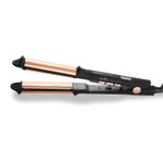 Buy IKONIC PROFESSIONAL Luxure 2 In 1 Styler | Black | Metal | Corded Electric | Hair Type - Straight | Heating Temperature - Inner plate upto 220 Degree and outer plate upto 210 Degree - 1 Pc - Purplle
