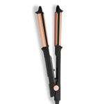 Buy IKONIC PROFESSIONAL Luxure 2 In 1 Styler | Black | Metal | Corded Electric | Hair Type - Straight | Heating Temperature - Inner plate upto 220 Degree and outer plate upto 210 Degree - 1 Pc - Purplle