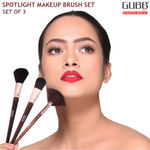 Buy GUBB Spotlight Kit Set Of 3 Makeup Brushes (Blush Brush, Fan Brush & Buffer Brush) - Purplle