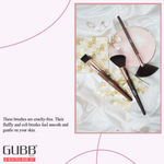 Buy GUBB Spotlight Kit Set Of 3 Makeup Brushes (Blush Brush, Fan Brush & Buffer Brush) - Purplle