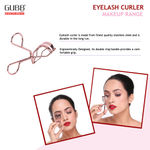 Buy GUBB Makeup Essentials Combo - Professional Beauty Blender, Eyelash Curler Rose Gold, Eyelash Set, Powder Brush, Fan Brush & Blush Brush - Purplle