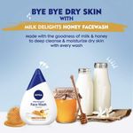 Buy NIVEA Face Wash Milk Delights Moisturizing Honey Dry Skin 100ml - Purplle