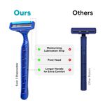 Buy LetsShave Evior 3 Plus disposable razor- Pack of 6 - Purplle