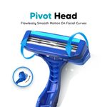 Buy LetsShave Evior 3 Plus disposable razor- Pack of 6 - Purplle