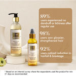 Buy TAC - The Ayurveda Co. Combo of Bhringraj Amla Hair Oil 150ml + Bhringraj Amla Hair Shampoo 250ml for Hair Fall and Regrowth - Purplle