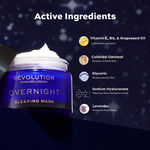 Buy Makeup Revolution Skincare Overnight Soothing Sleeping Mask - Purplle