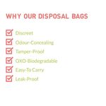 Buy Baby Diapers & Sanitary Disposal Bag by SIRONA (30 Pcs - 2 Packs) - Purplle