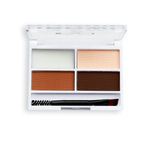 Buy Revolution Relove Colour Cult Brow Palette Medium 3.2 GM - Purplle