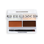 Buy Revolution Relove Colour Cult Brow Palette Medium 3.2 GM - Purplle