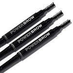 Buy Revolution Relove Power Brow Pencil Dark Brown 0.3 GM - Purplle