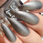Buy Bella Voste,Sand Holo, Grey/Black- 404 - 10 ml - Purplle
