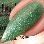 Buy Bella Voste,Sand Holo, Aquamarine - 405 - 10 ml - Purplle