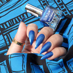 Buy Bella Voste,Sand Holo, Vibrant Royal Blue- 412 - 10 ml - Purplle