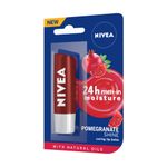 Buy Nivea Tinted Lip Balm with Natural oils & 24H melt-in moisture- Fruity Pomegranate Shine - Purplle