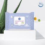 Buy The Moms Co. Natural Baby Water Wipes Pack of 2 - Purplle