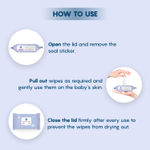Buy The Moms Co. Natural Baby Water Wipes Pack of 2 - Purplle