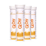 Buy GLOWGLUTATHIONE Glow Collagen 1000 1st Collagen Peptides (Hydrolyzed) 1000mg Effervescent High Absorption Pineapple Flavour 60 Tablets for Skin, Thick Hair, Stronger Nails and Joints - Purplle
