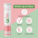 Buy GlowGlutathione 2 in 1 Dermatologist Formulated Japanese L-Glutathione 500 mg +Natural Vitamin C 1000 mg, Antioxidant for Skin , 15 Sugar Free Effervescent Tablets(Strawberry and lemon Flavor )  - Purplle